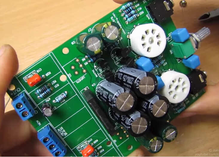 DIY HIFI 6J1 Tube LM1875T Power Amplifier Kit Soldering Projects